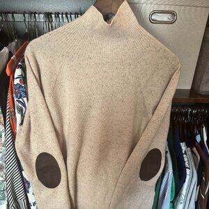 Joie Haven Heather Rose Cream Cashmere Pullover